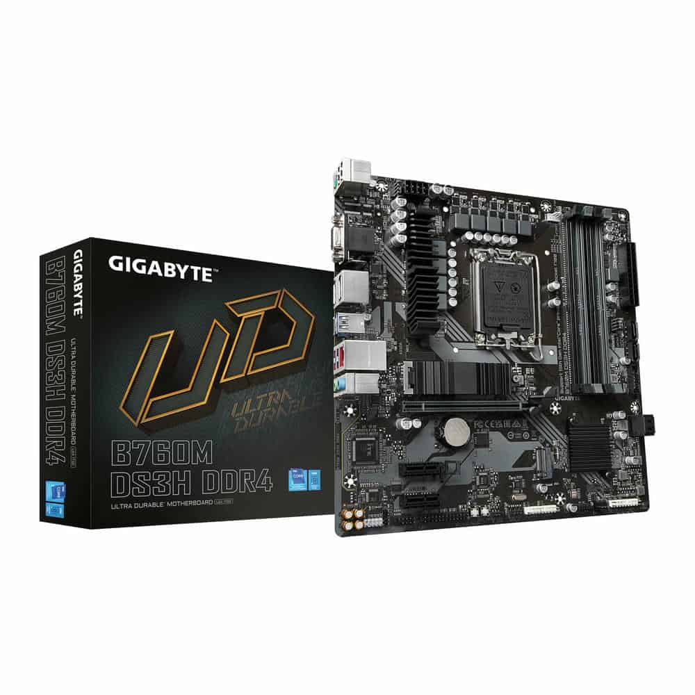 (image for) Gigabyte B760M DS3H DDR4 microATX Motherboard - Click Image to Close